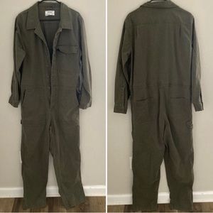 [Stoic] **Olive Green** Long Sleeve Venture Jumpsuit Medium
